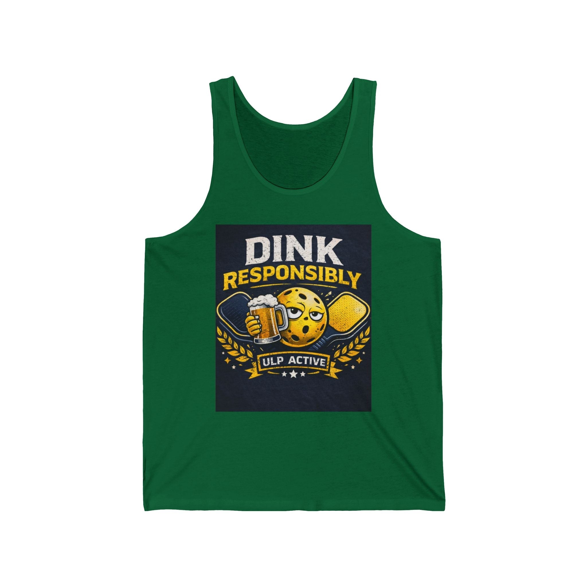 ULP Active “Dink Responsibly” Pickleball Tank Top – Funny Pickleball Shirt