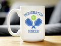 Designated Dinker - Funny Pickleball Coffee Mug Gifts for Women and Men